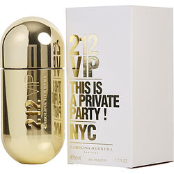 Gold 212 VIP Perfume Bottle and Box