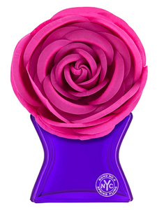 Purple Bottle with Big Pink Flower on Top
